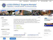 Tablet Screenshot of liceomontale.eu